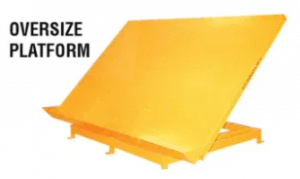 Oversized platform - tilt tables