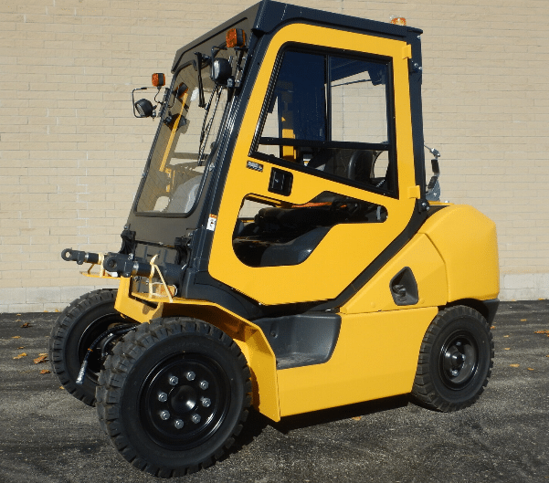 Komatsu Forklift with cab